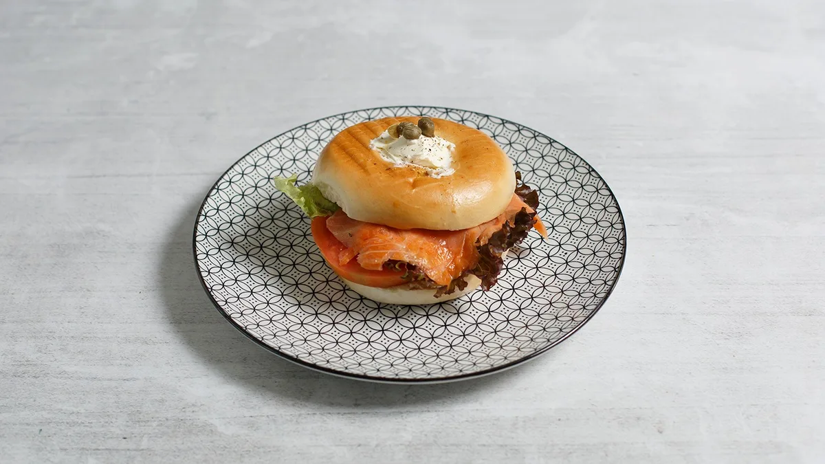 Bagel With Salmon