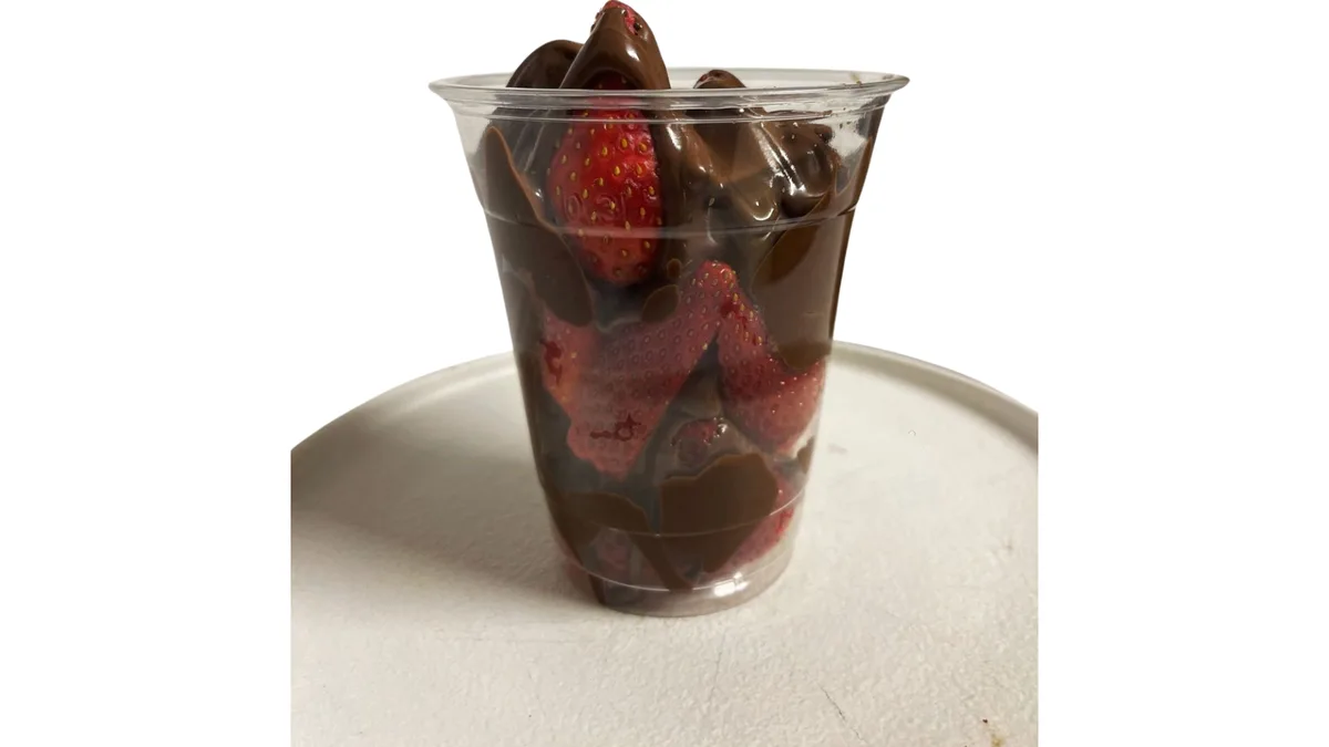 Chocolate and Strawberry Cup