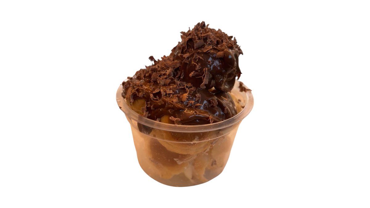 Hazelnut Pralina Profiterole