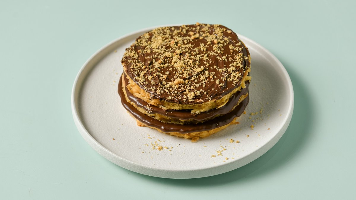 Nutella Pancakes, Biscuit and Maltesers