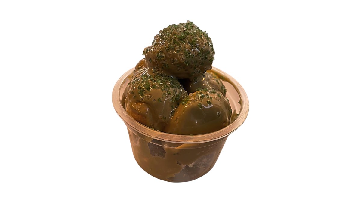 Pistachio Profiteroles