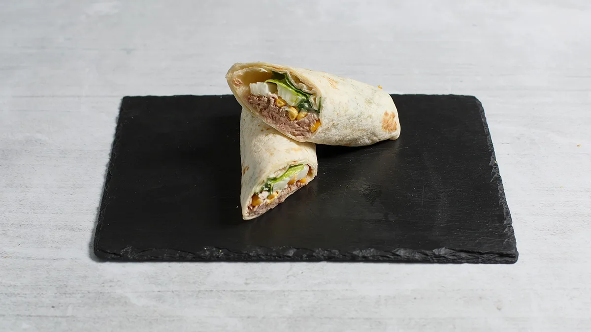 Tuna and Corn Wrap