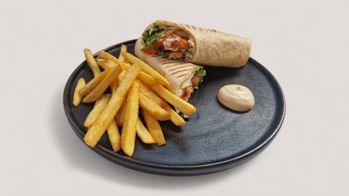 Twisted crunchy chicken wrap