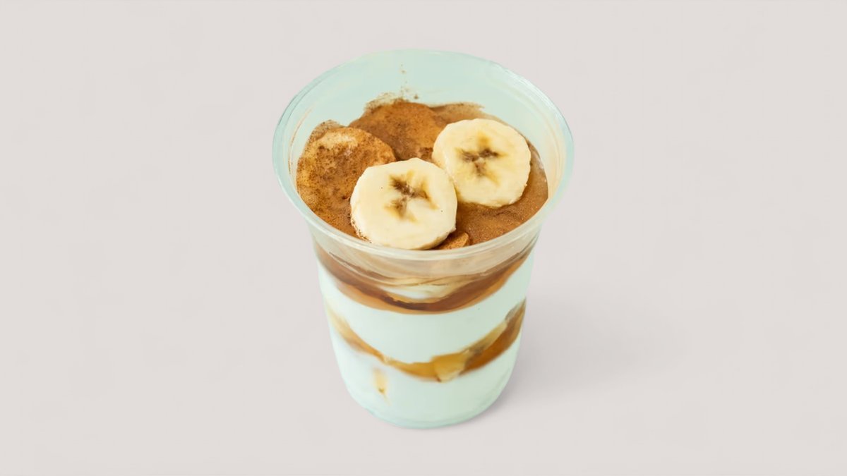 Yoghurt With Honey , Banana and Cinammon