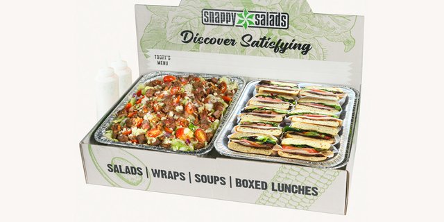 Salad and Sandwich Box