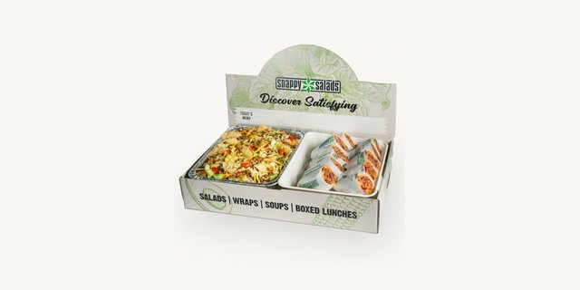 Salad and Wrap Box