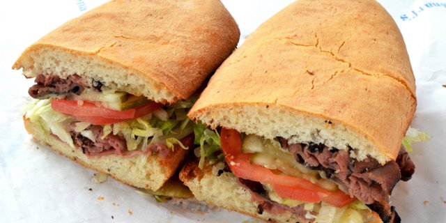 Gluten-Free Roast Beef and Provolone Sandwich