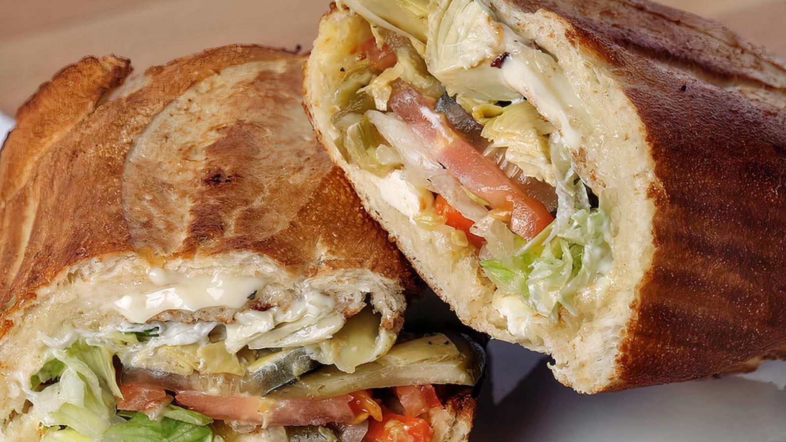 Artichoke and Feta w/ Provolone Cheese