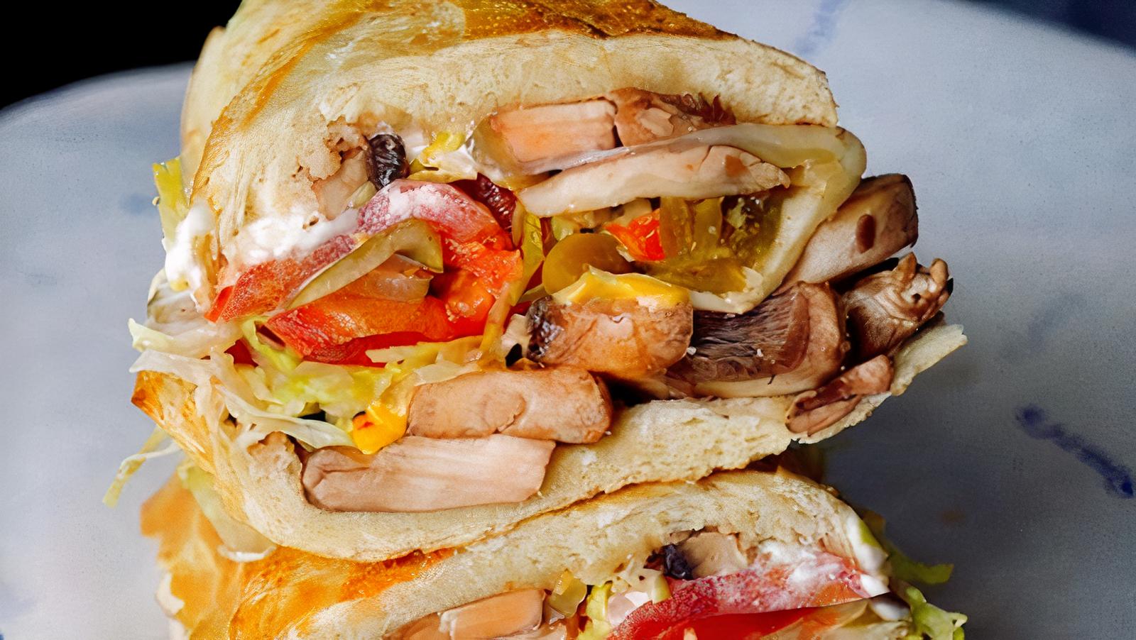 Cheese and Mushroom (American, Swiss and Provolone Cheese)