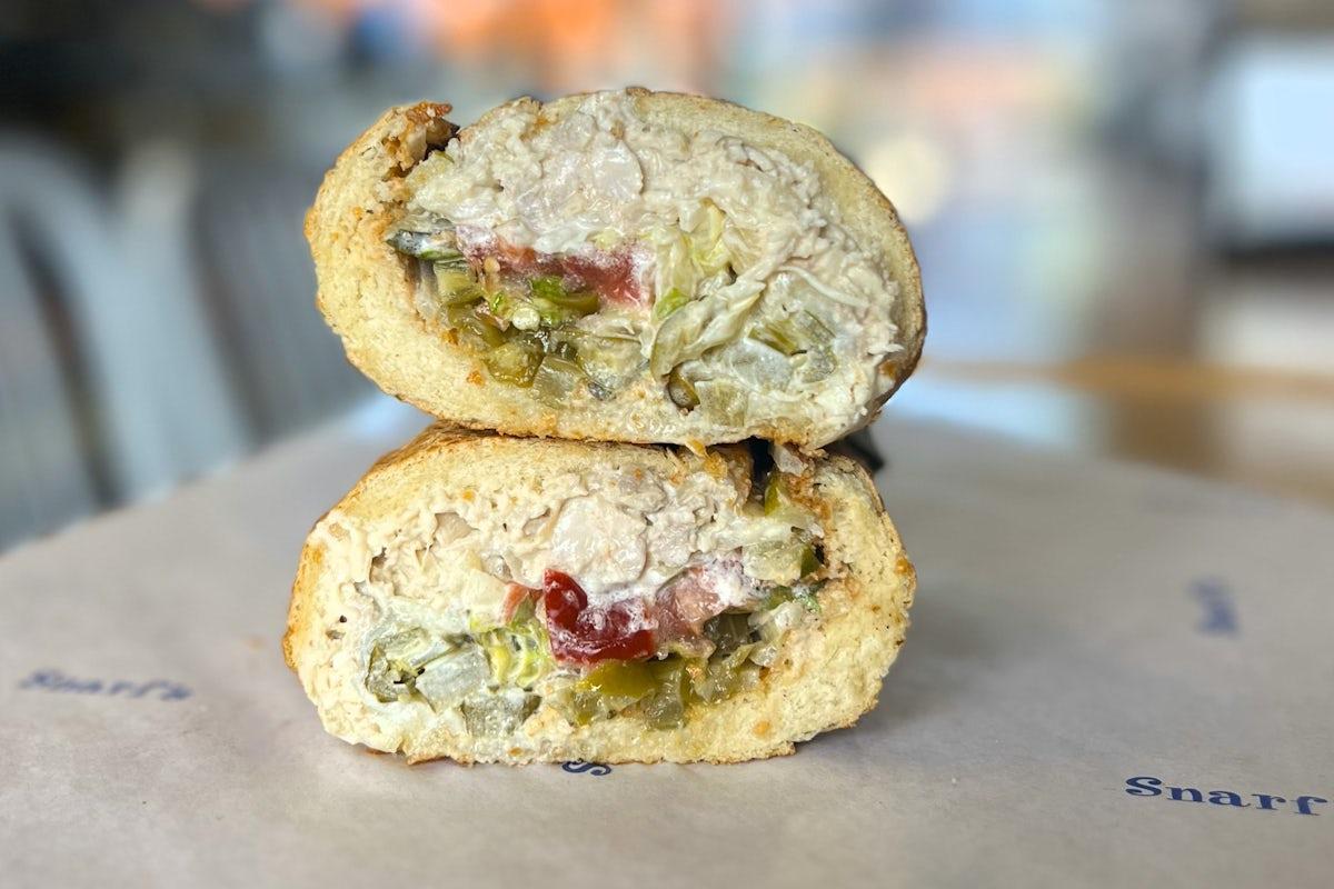 Chicken Salad and Provolone Cheese