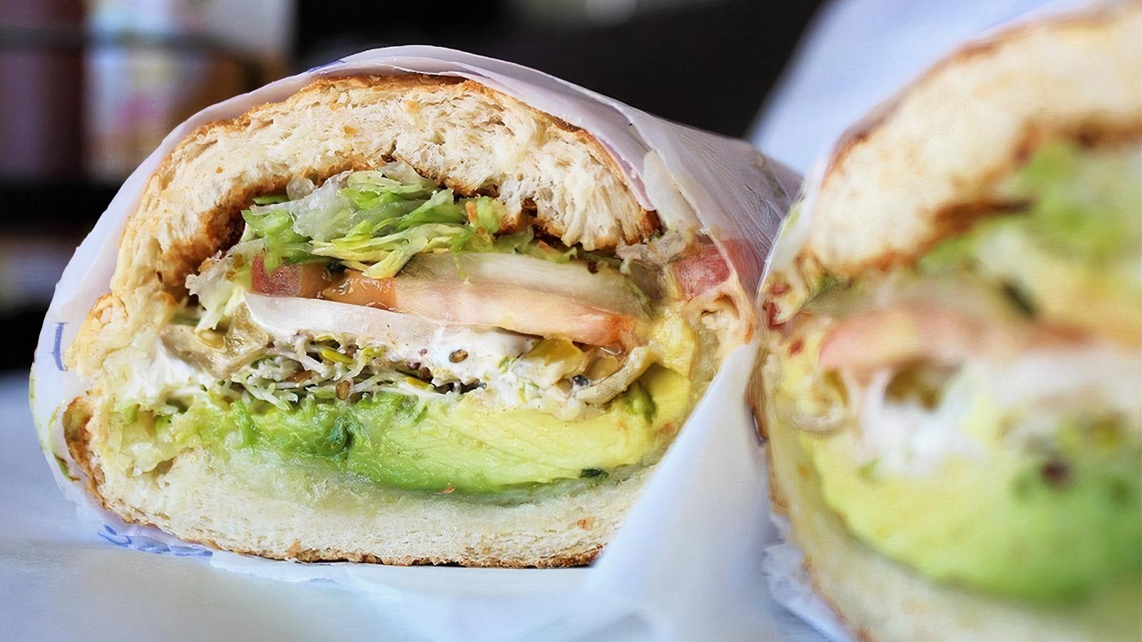 Vegetarian w/ Avocado, Sprouts and Provolone Cheese