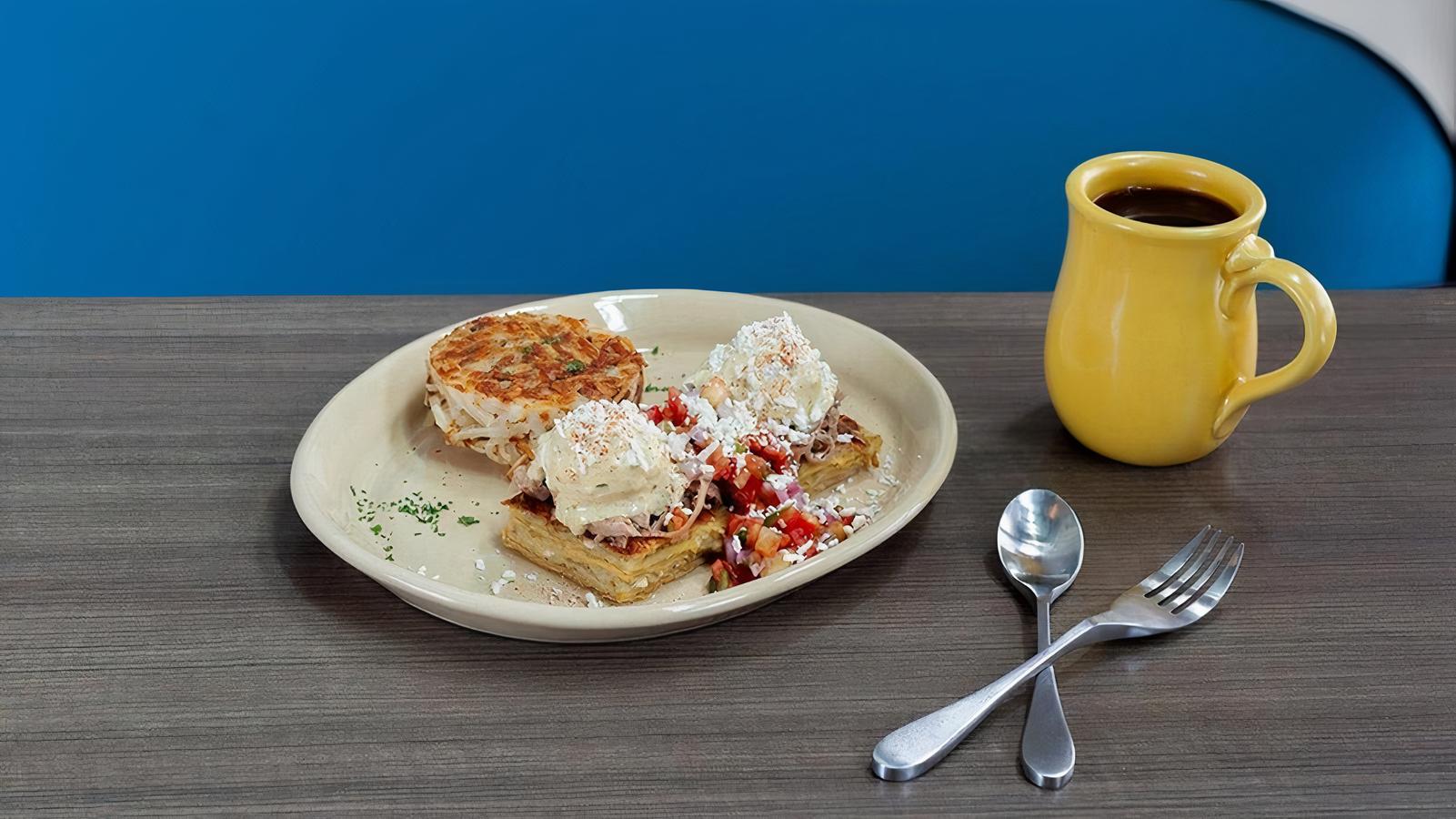 Pork Chile Verde Benny*
