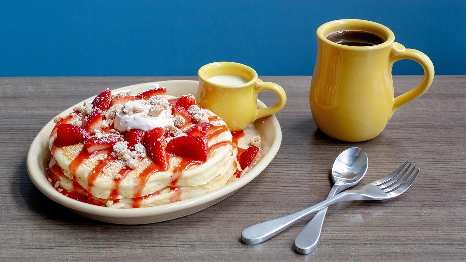 Strawberry Shortcake Pancakes