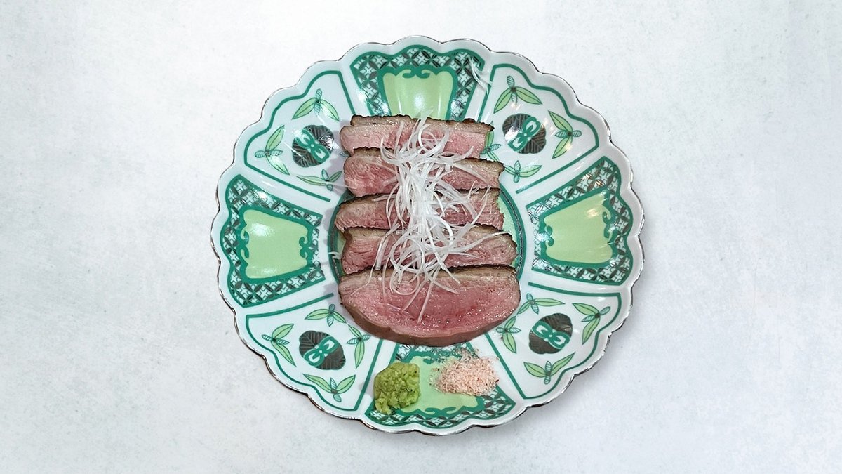 フランス鴨の炙り焼き
