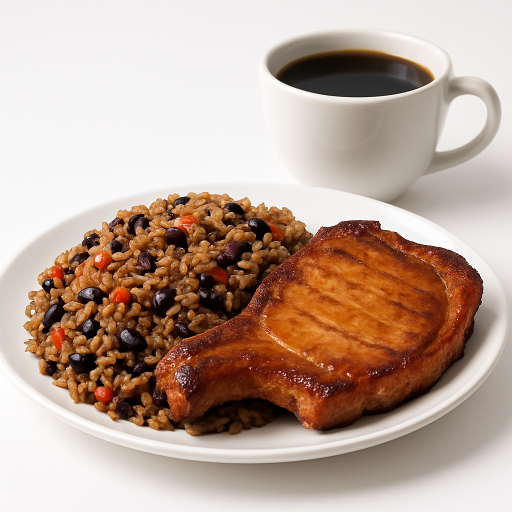 Gallo Pinto Chuleta