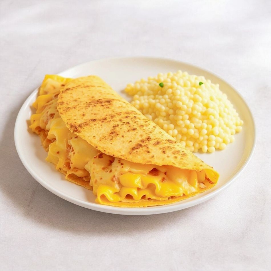 Deliciosa Tortilla Alineada Con Natilla