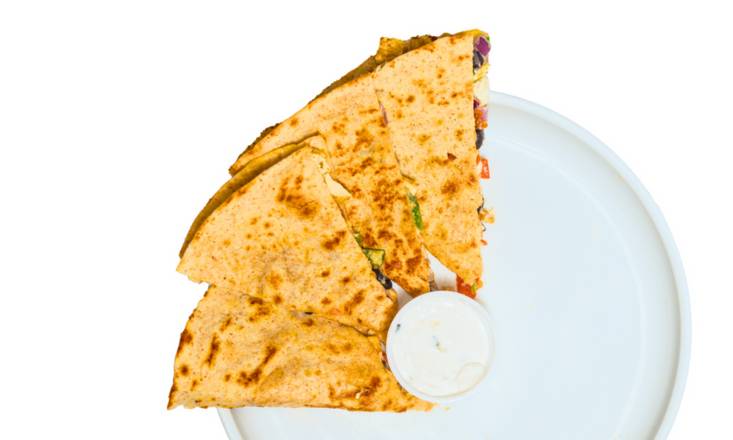 Hummus Veggie Quesadilla
