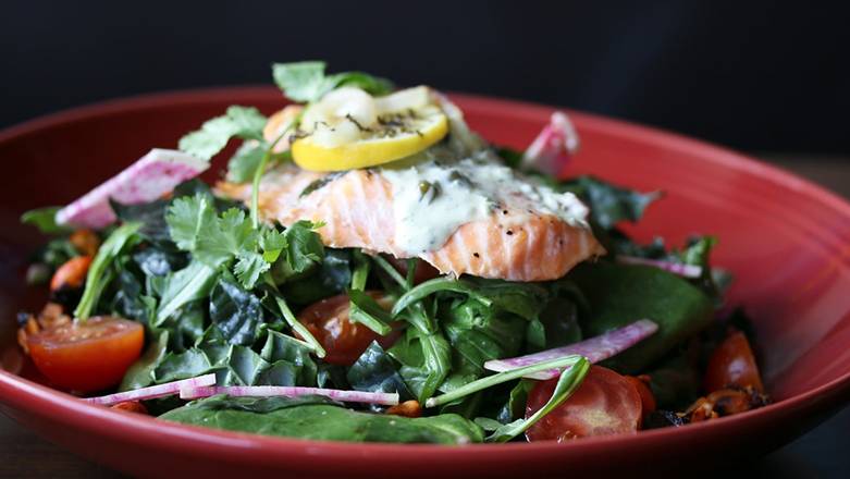KING SALMON, KALE and QUINOA