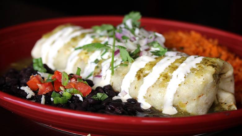 MUSHROOM and POBLANO BURRITO