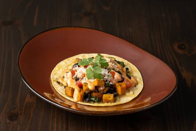 SWEET POTATO and BLACK BEAN TACO