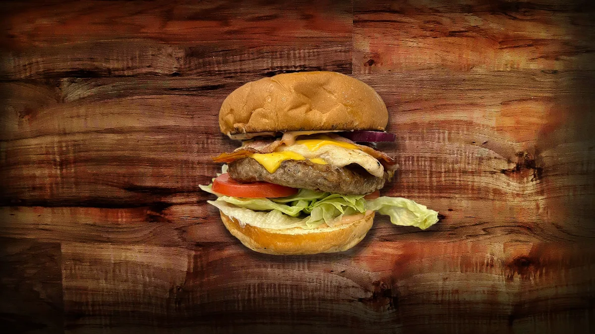 Beef and Chicken hamburger