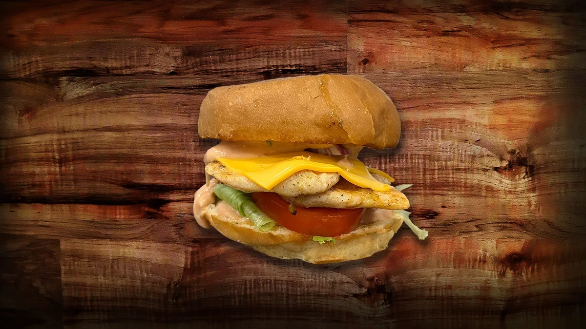 Csirkés hamburger