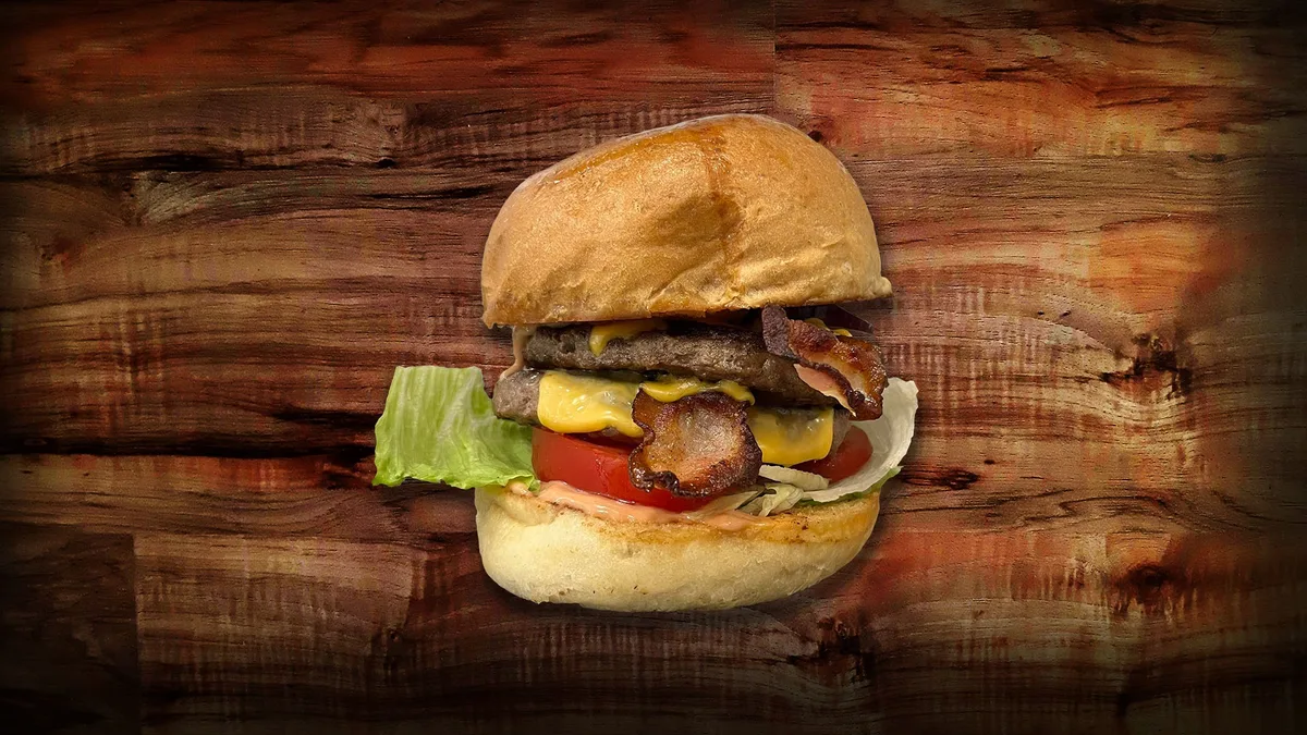 Dupla Bacon hamburger