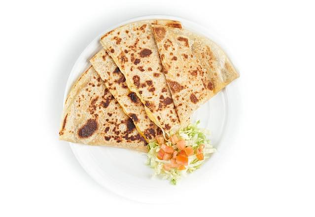 Green Beef Quesadilla
