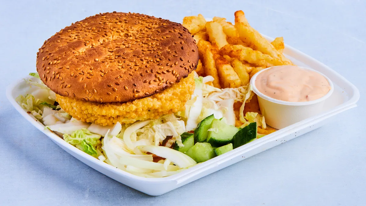 16. Veggis Crispy burger