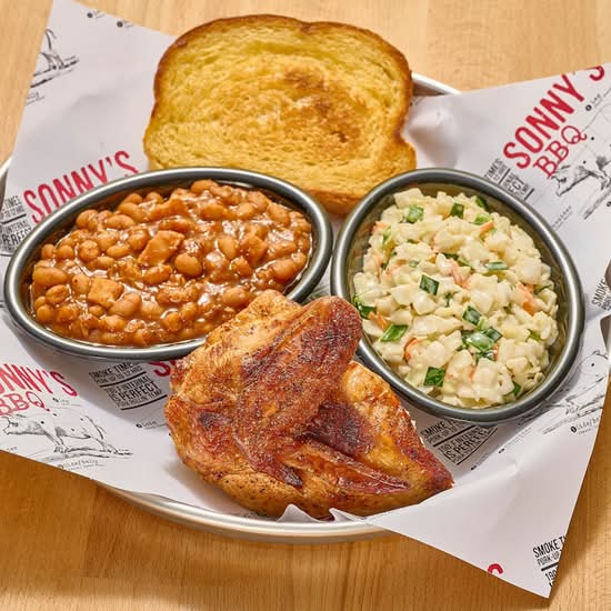 1/4 BBQ Chicken Lunch