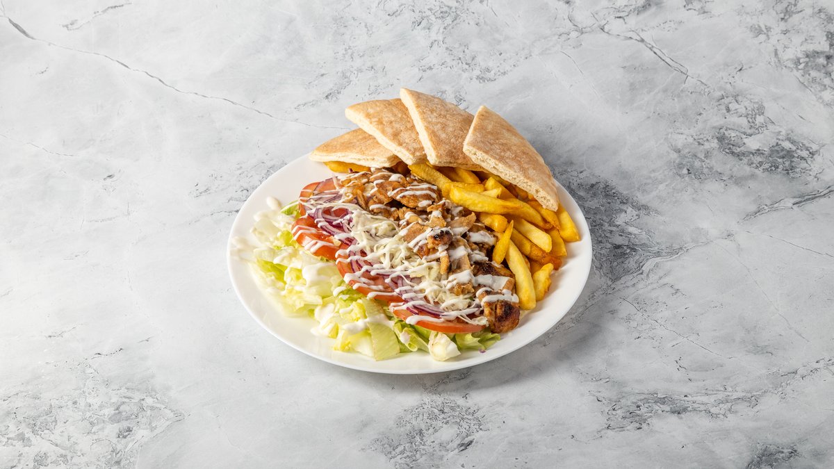 Krumplis Gyros Tál