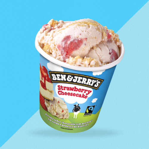 Ben and Jerry's Strawberry Cheesecake 458ml