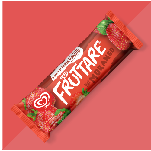 Picolé Kibon Fruttare Morango 55G