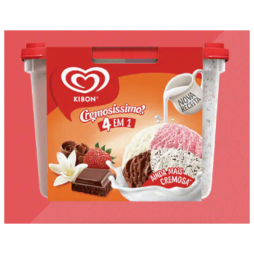Pote 4 Em 1 Napolitano com Flocos 2L