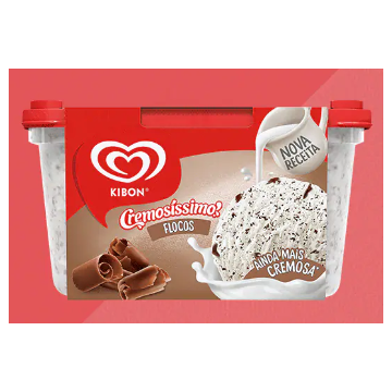 Pote Kibon Cremosíssimo Flocos 1,5L