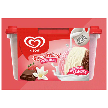 Pote Kibon Cremosíssimo Napolitano 1,5L
