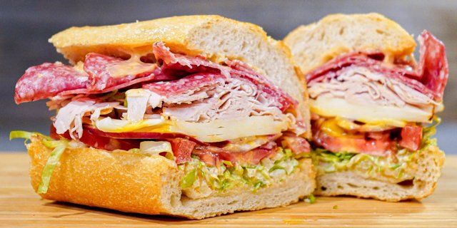 Turkey and Salami Sandwich