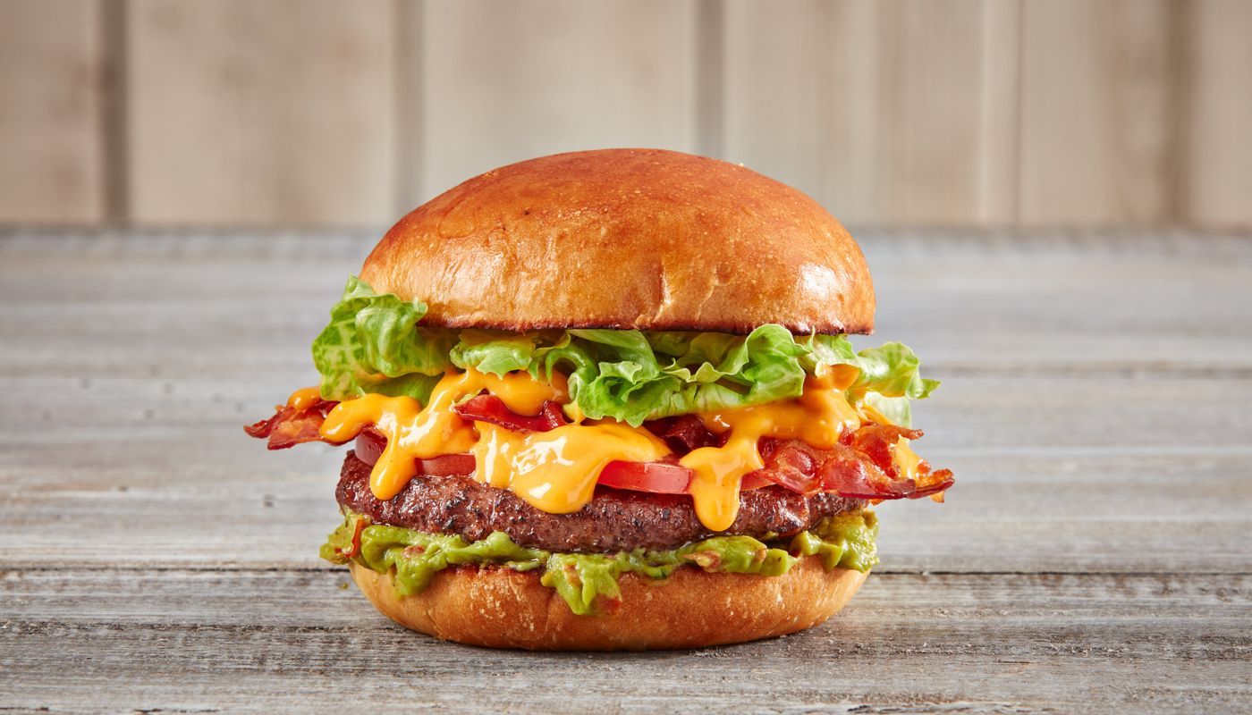 Queso Bacon Burger Combo