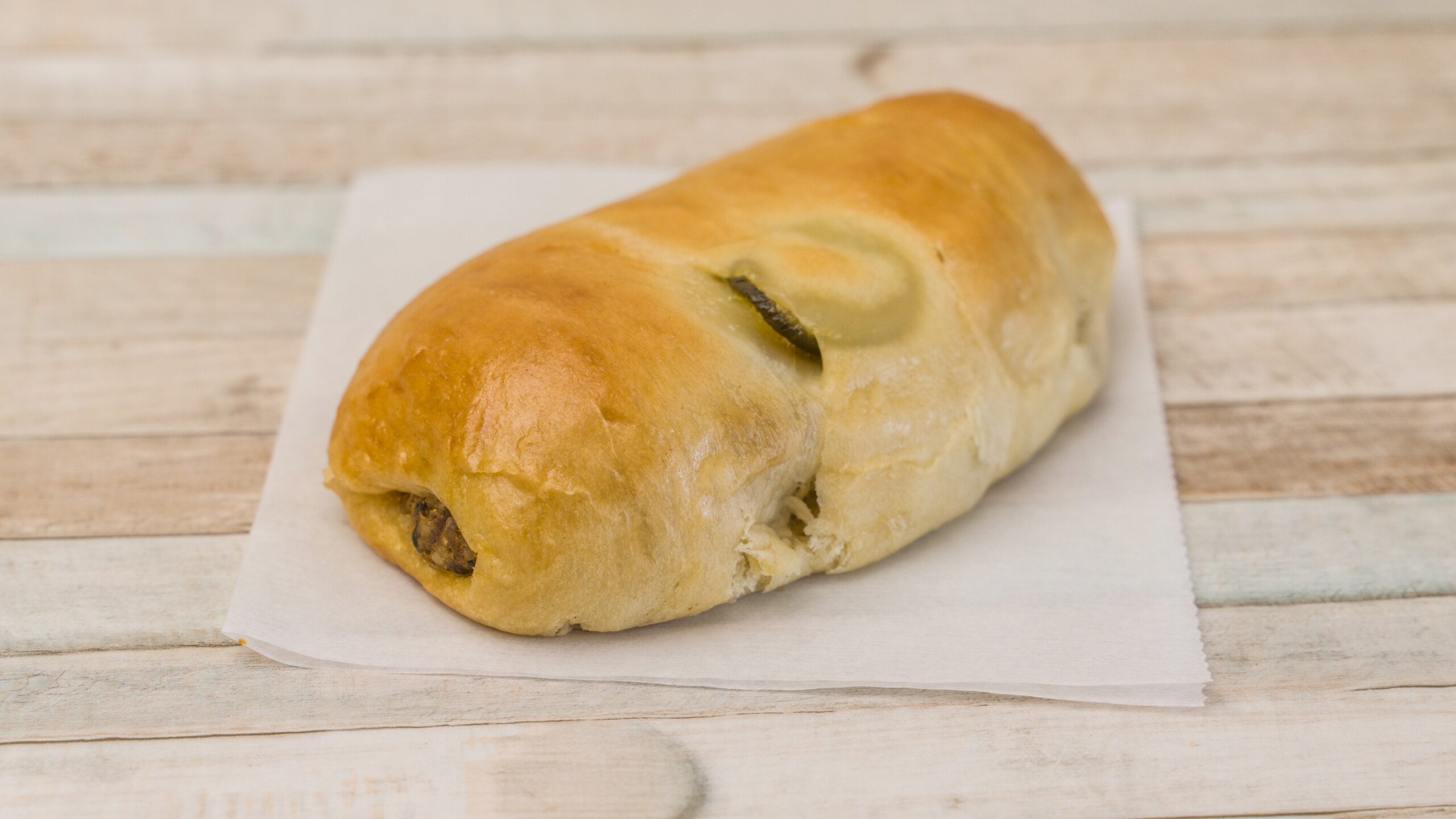 Jalapeño, Boudin and Cheese Kolache