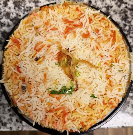 Hyderabadi Mutton Kheema Biryani