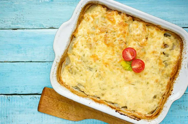 Lasanha Fit Abobrinha com Frango