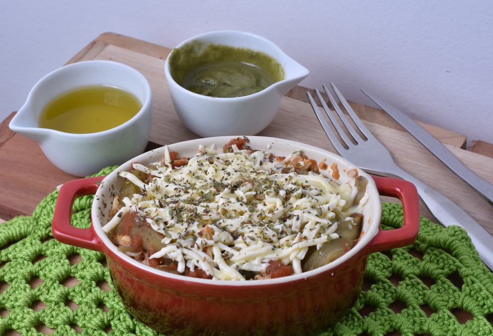 Lasanha Fit de Abobrinha com Carne