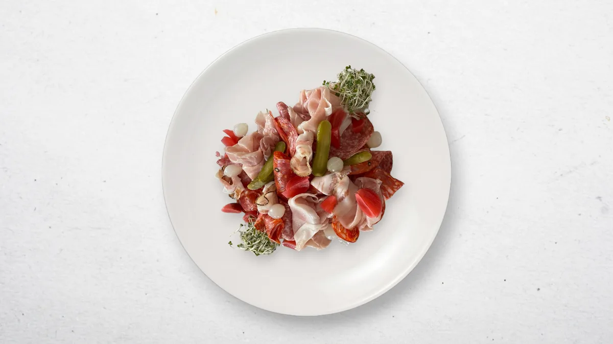 Talianske mäsové antipasti
