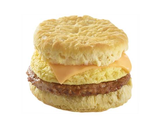 Sausage Egg and Cheese Biscuit