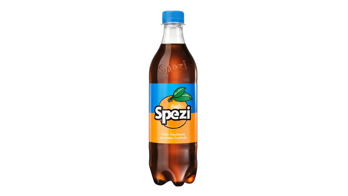 Spezi Orangen-Cola-Limonade PET-Flasche 0,5l
