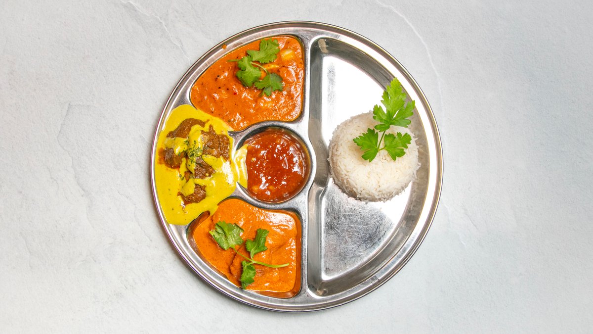 72. Chicken Thali
