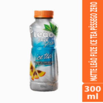 Matte Leão Ice Tea Pêssego Zero 300 ml
