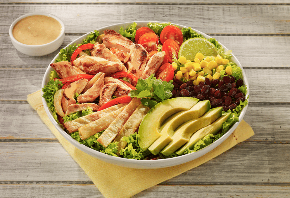 Ensalada de Fajitas de Pollo