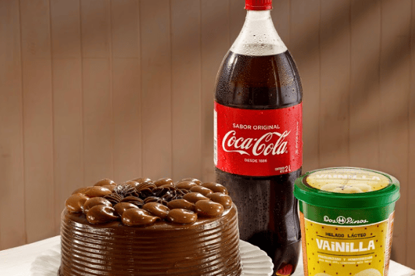 Paq.fiestero Torta Gde +coca1.5 +helado
