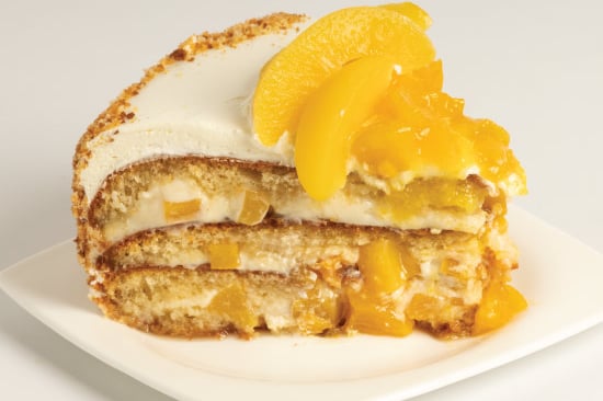 Porción Torta Melocotón